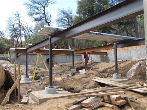 using metal beams to make house|how to build a metal house.